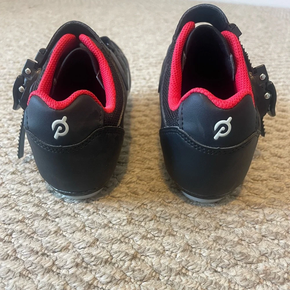 Peloton Cycling Shoes Black Pink Women’s EU 38 Indoor Spin Bike Shoes Clip-In - Picture 6 of 8